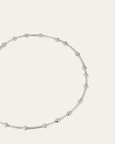 Vram White Gold Twyn Collar Necklace | Thumbnail 4