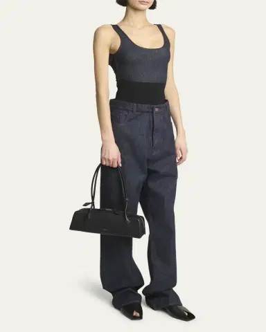 Alaïa Le Teckel Medium Shoulder Bag in Goatskin | Thumbnail 11