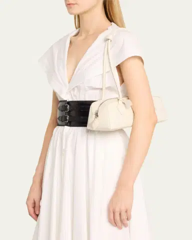 Alaïa Le Teckel Medium Shoulder Bag in Goatskin | Thumbnail 13