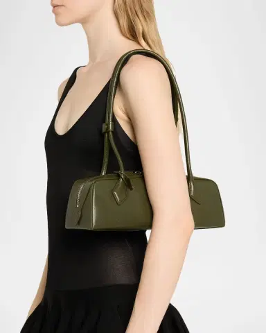 Alaïa Le Teckel Medium Shoulder Bag in Goatskin | Thumbnail 34