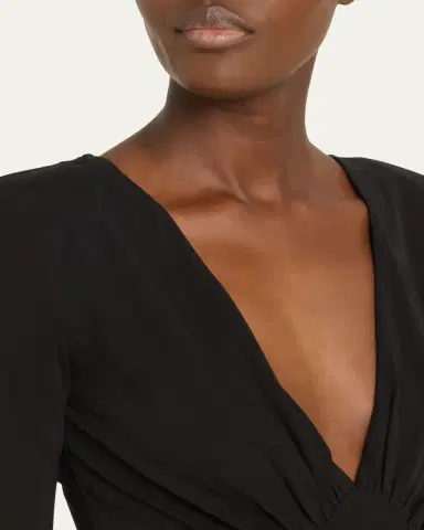 Livy Archer Deep V-Neck Empire Bodysuit | Thumbnail 5