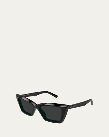 Saint Laurent Beveled Acetate Cat-Eye Sunglasses | Thumbnail 5 Saint Laurent Beveled Acetate Cat-Eye Sunglasses | Thumbnail 5