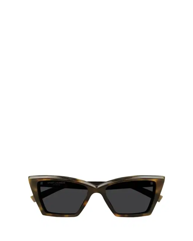 Beveled Acetate Cat-Eye Sunglasses