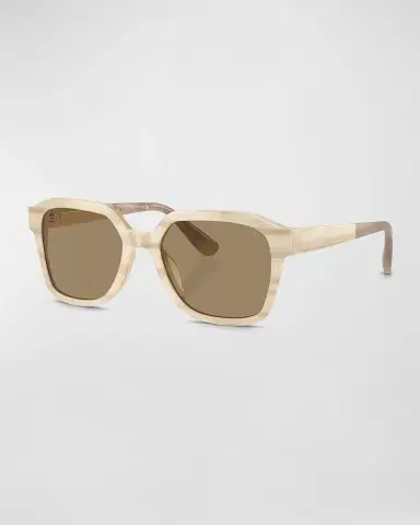 Brunello Cucinelli Modern Acetate Square Sunglasses | Thumbnail 2
