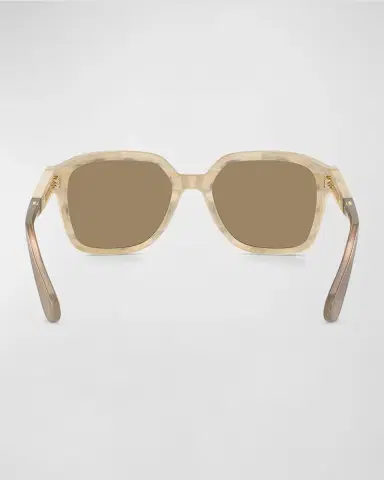 Brunello Cucinelli Modern Acetate Square Sunglasses | Thumbnail 3