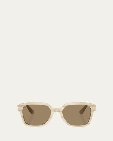 Brunello Cucinelli Modern Acetate Square Sunglasses | Thumbnail 4