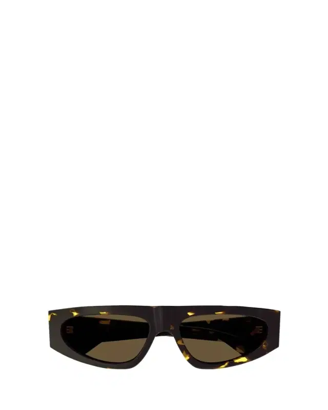 Bottega Veneta Engraved Logo Acetate Rectangle Sunglasses