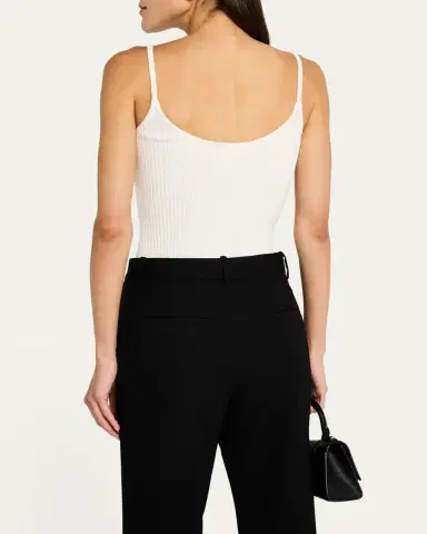Courrèges Logo Ribbed Knit Tank Top | Thumbnail 19