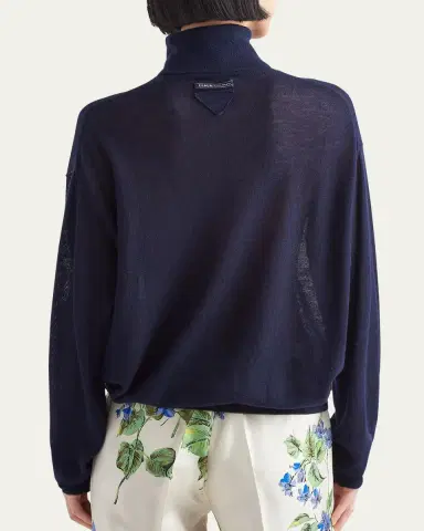 Prada Superfine Cashmere Turtleneck Sweater | Thumbnail 3