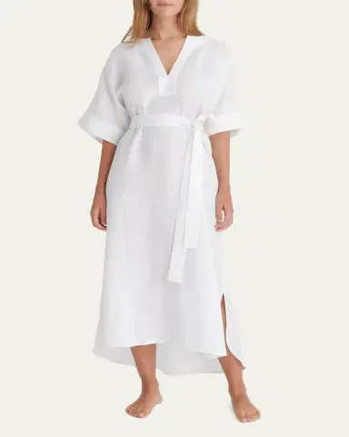 ERES Bibi Belted Kaftan Maxi Dress | Thumbnail 2