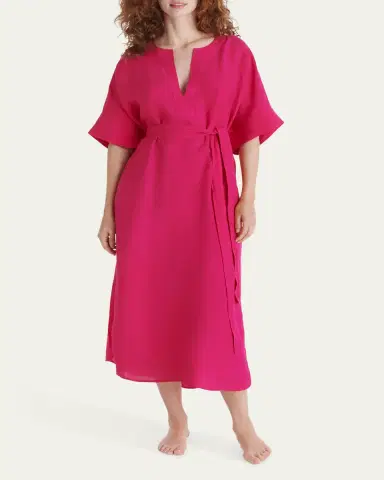 ERES Bibi Belted Kaftan Maxi Dress | Thumbnail 6