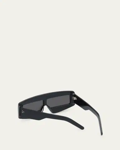 Rick Owens Men's Phleg Acetate Rectangle Sunglasses | Thumbnail 2 Rick Owens Men's Phleg Acetate Rectangle Sunglasses | Thumbnail 2