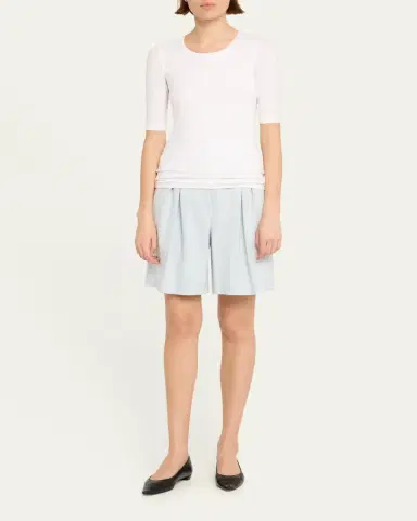 Akris Cotton Jersey T-Shirt | Thumbnail 2
