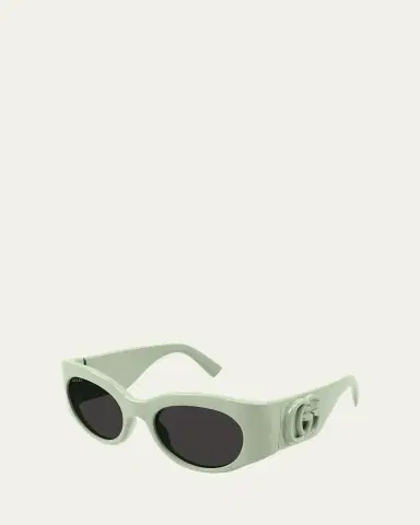 Gucci GG Plastic Round Sunglasses | Thumbnail 2