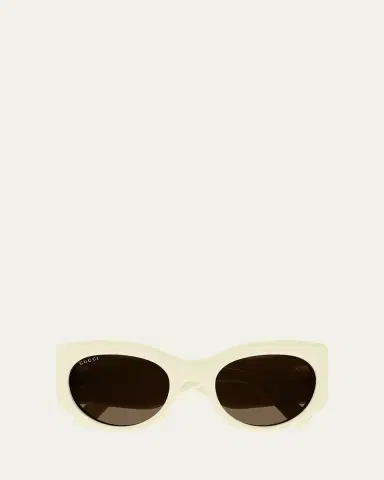 Gucci GG Plastic Round Sunglasses | Thumbnail 3