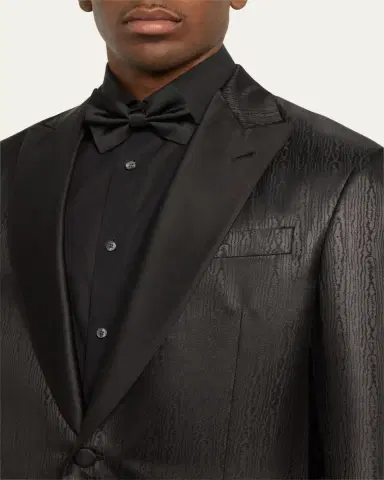 Giorgio Armani Men's Tonal Jacquard Dinner Jacket | Thumbnail 12