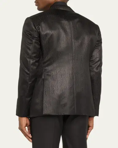 Giorgio Armani Men's Tonal Jacquard Dinner Jacket | Thumbnail 10