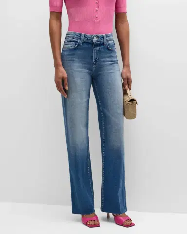 L'Agence Scottie High Rise Wide-Leg Jeans | Thumbnail 15