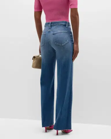 L'Agence Scottie High Rise Wide-Leg Jeans | Thumbnail 19