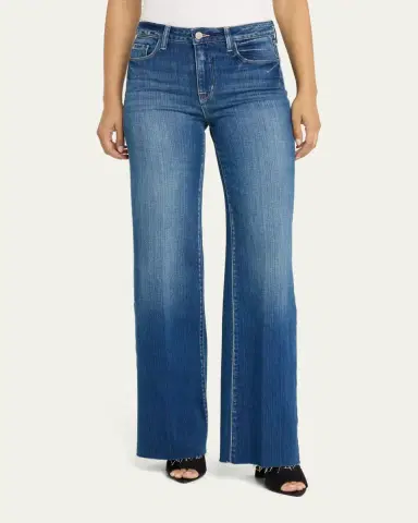 L'Agence Scottie High Rise Wide-Leg Jeans | Thumbnail 8