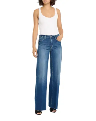 L'Agence Scottie High Rise Wide-Leg Jeans | Thumbnail 1