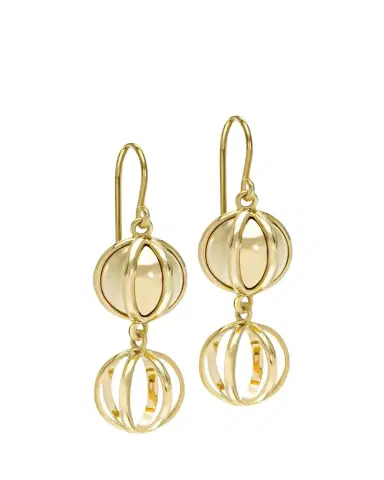 L. Klein Prisma 18K Yellow Gold Double Drop Earrings | Thumbnail 1 L. Klein Prisma 18K Yellow Gold Double Drop Earrings | Thumbnail 1