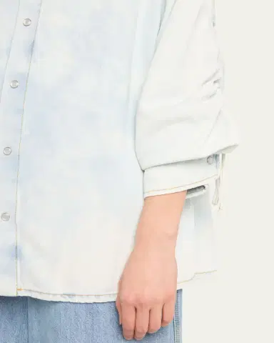 DARKPARK Keanu Ruched Denim Shirt | Thumbnail 5 DARKPARK Keanu Ruched Denim Shirt | Thumbnail 5