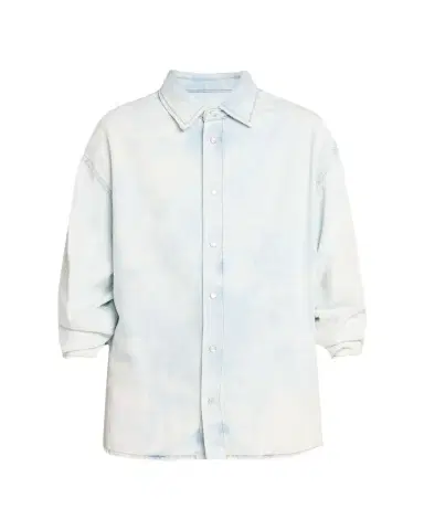 DARKPARK Keanu Ruched Denim Shirt | Thumbnail 1 DARKPARK Keanu Ruched Denim Shirt | Thumbnail 1