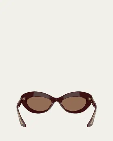 Khaite x Oliver Peoples Bold Acetate Oval Sunglasses | Thumbnail 4 Khaite x Oliver Peoples Bold Acetate Oval Sunglasses | Thumbnail 4