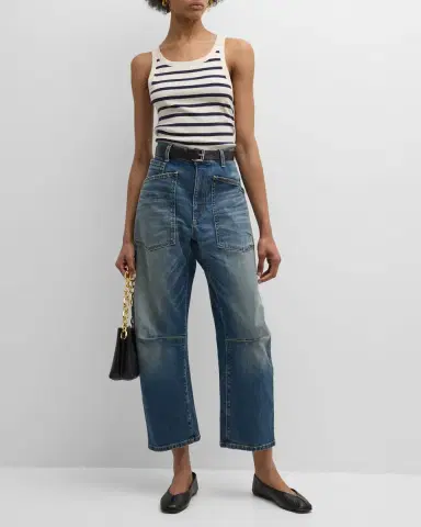 Nili Lotan Shon Cropped Jeans | Thumbnail 2