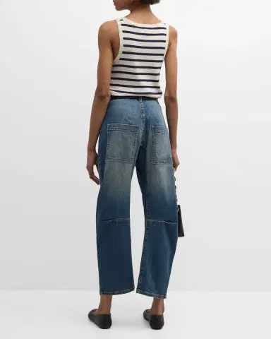Nili Lotan Shon Cropped Jeans | Thumbnail 3