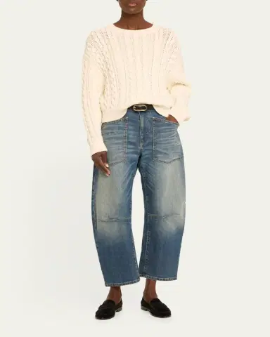 Nili Lotan Shon Cropped Jeans | Thumbnail 8