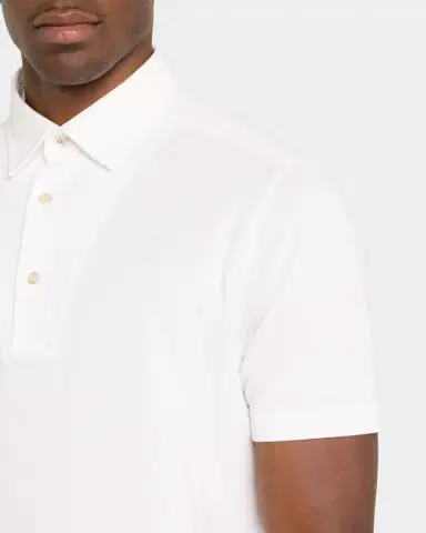 Loro Piana Men's Cotton Pique Polo Shirt | Thumbnail 4