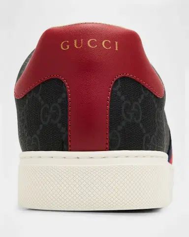 Gucci Men's Ace Low-Top Sneakers with Web | Thumbnail 11 Gucci Men's Ace Low-Top Sneakers with Web | Thumbnail 11