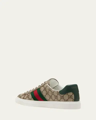 Gucci Men's Ace Low-Top Sneakers with Web | Thumbnail 6 Gucci Men's Ace Low-Top Sneakers with Web | Thumbnail 6