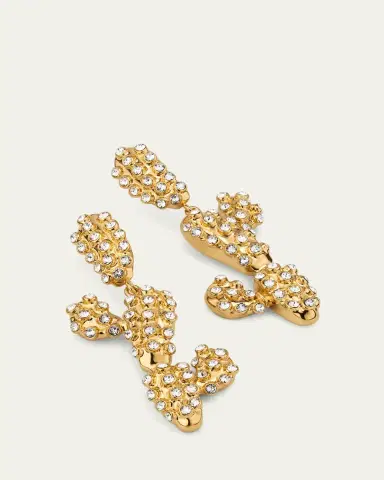 Oscar de la Renta Cactus Garland Earrings | Thumbnail 3
