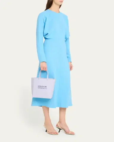 Exclusive BG Small Leather Shopping Bag | Thumbnail 5