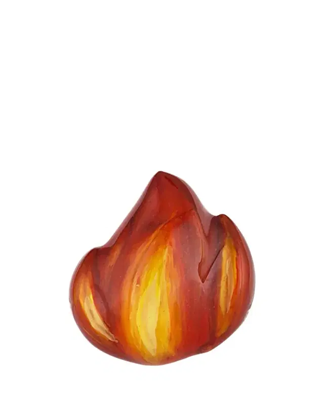 Men's Painted Flame Cufflinks