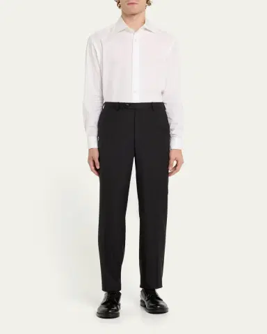 Brioni Men's Super 160s Wool Dress Pants | Thumbnail 2