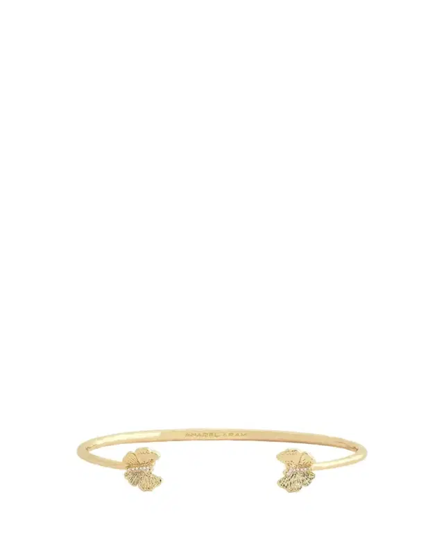 Anabel Aram Jewelry Cubic Zirconia Butterfly Bangle Bracelet