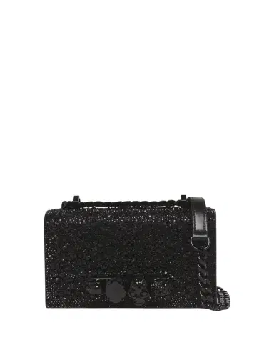 Alexander McQueen Mini Skull Jewel Chain Shoulder Bag | Thumbnail 1 Alexander McQueen Mini Skull Jewel Chain Shoulder Bag | Thumbnail 1
