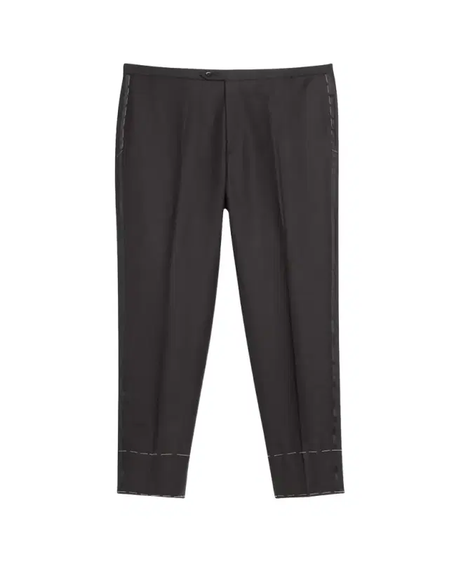 Men's Wool Tuxedo Trousers