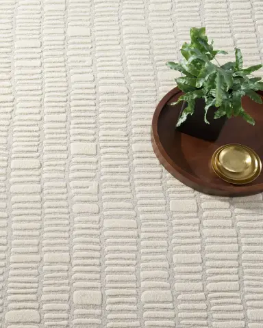 Annie Selke Roark Ivory Hand-Tufted Rug, 5' x 8' | Thumbnail 5