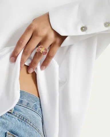 Anabel Aram Jewelry Cubic Zirconia Butterfly Ring | Thumbnail 2 Anabel Aram Jewelry Cubic Zirconia Butterfly Ring | Thumbnail 2