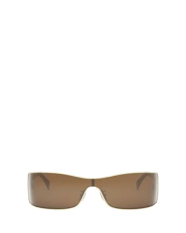 Maxi Triomphe Metal Rectangular Shield Sunglasses