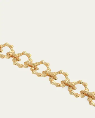 Anabel Aram Jewelry Cubic Zirconia Bamboo Chain Bracelet | Thumbnail 4 Anabel Aram Jewelry Cubic Zirconia Bamboo Chain Bracelet | Thumbnail 4