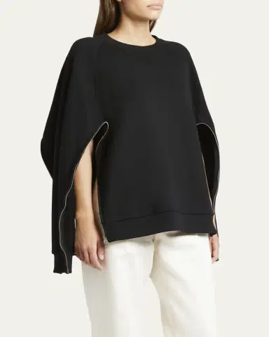 SETCHU Zipper Cotton Sweatshirt | Thumbnail 4