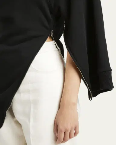 SETCHU Zipper Cotton Sweatshirt | Thumbnail 5