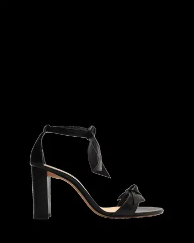 Alexandre Birman Clarita Leather Bow Ankle-Strap Sandals | Thumbnail 3