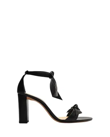 Alexandre Birman Clarita Leather Bow Ankle-Strap Sandals | Thumbnail 1